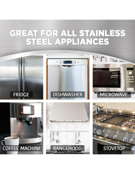 Toallitas de Acero Inoxidable Weiman, 30 Unidades, Limpieza Eficaz