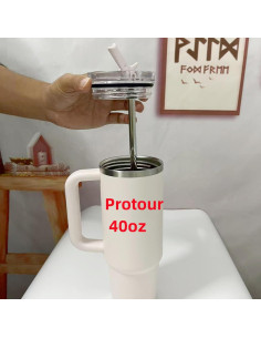 Popotes de Metal Reutilizables GL-Auking para Stanley 40oz 2