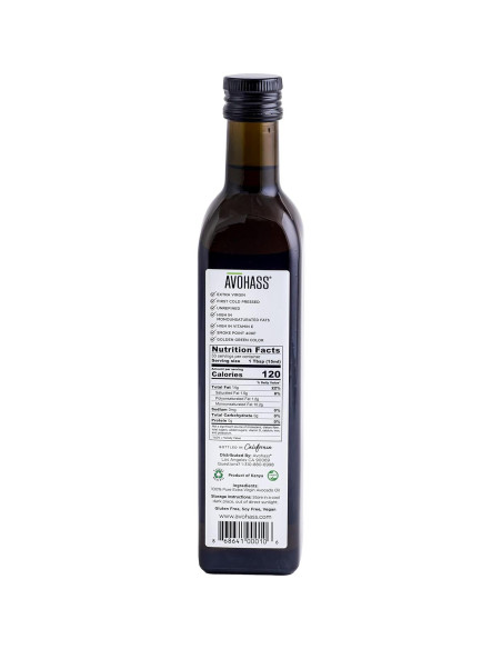 Aceite de Aguacate Extra Virgen Avohass 500 ml Kenia