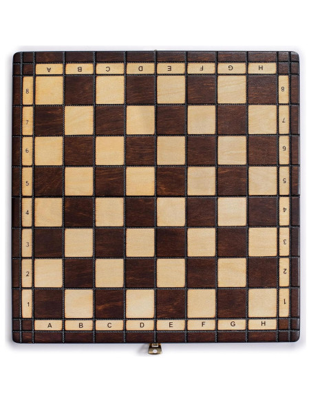 Juego de Ajedrez de Madera Husaria Mediano 35.6cm Hecho a Mano
