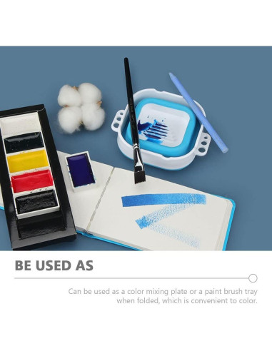 Lavadora de Pinceles Plegable Wakauto 12.5x12.5cm Silicona