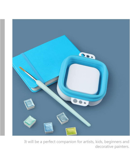 Lavadora de Pinceles Plegable Wakauto 12.5x12.5cm Silicona