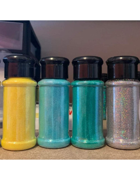 Juego de 24 Botellas de Plástico para Especias 90 ml