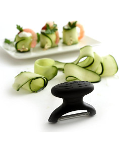 Pelador Manual Giratorio Norpro 133 Grip-EZ - Acero Inoxidable 2