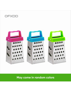 Rallador Mini de Cocina OFXDD - Acero Inoxidable 4 Lados 2