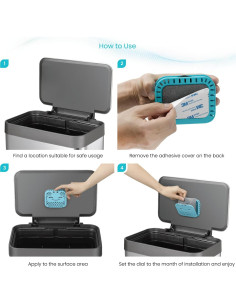 Kit Desodorante CleanAura Home Zone Living con Filtro de Carbón 2