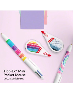 Conjunto de Escritorio BIC Tie Dye 5 Piezas Bolígrafos y Correctores 2
