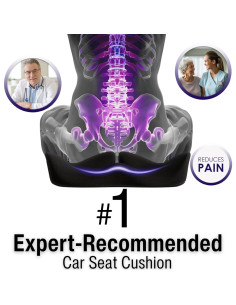 Cojín de Asiento Ergonómico SitCushion Extra Grande Negro 2