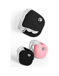 Organizador de Cables ELFRhino Enrollador de Auriculares Negro 2