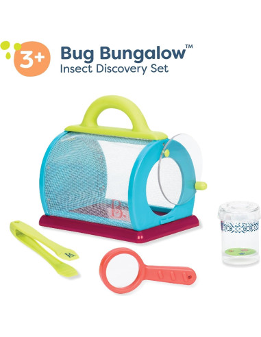 Kit de Captura de Insectos B. toys con Lupa y Pinzas - 4 Piezas