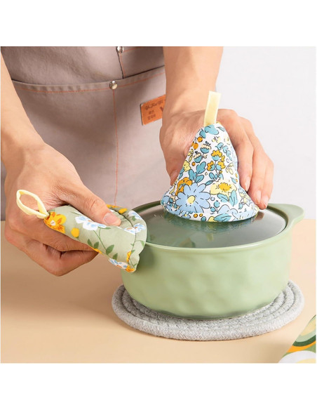 3 Piezas Manoplas de Mango de Olla Mcckoys Antiburn