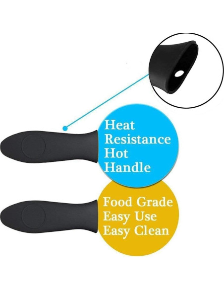 Paquete de 2 fundas de silicona Traderplus para sartenes