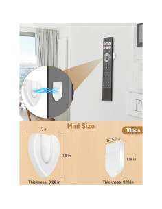 Soporte Magnético para Control Remoto Gliship 10 Piezas Rojo 2