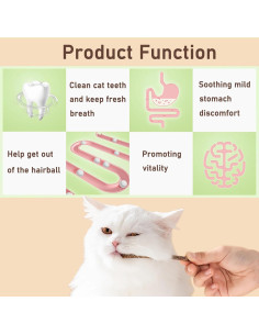 Palitos Masticables para Gatos Maiguangta 12 Piezas 100% Naturales 2