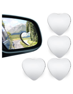 Espejos de Punto Ciego HJZHII en Forma de Corazón - 4 Piezas