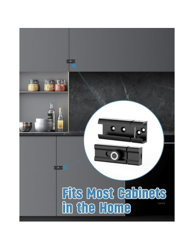 Cerradura de Pestillo Deslizante MeBantoo 7.62 cm Negra