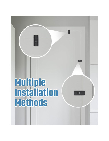 Cerradura de Pestillo Deslizante MeBantoo 7.62 cm Negra