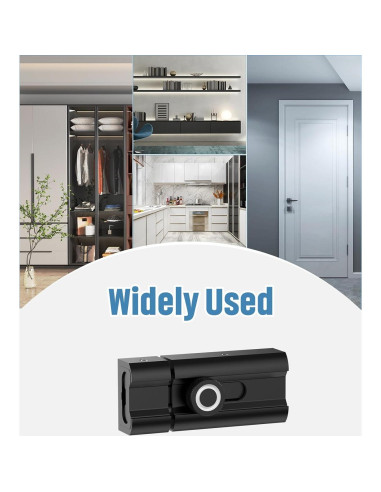 Cerradura de Pestillo Deslizante MeBantoo 7.62 cm Negra