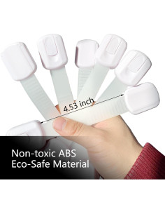 Paquete de 6 Cerraduras de Seguridad Qgond para Bebés 2