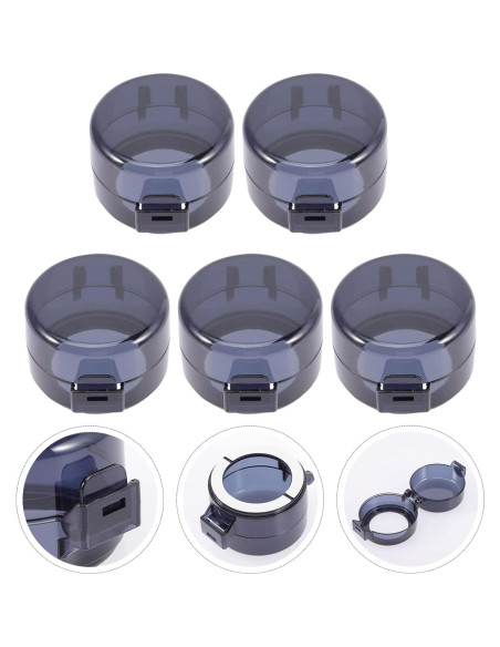 5 Cubiertas de Perillas de Estufa Seguridad Infantil PP Negro 5 Cubiertas de Perillas de Estufa Seguridad Infantil PP Negro