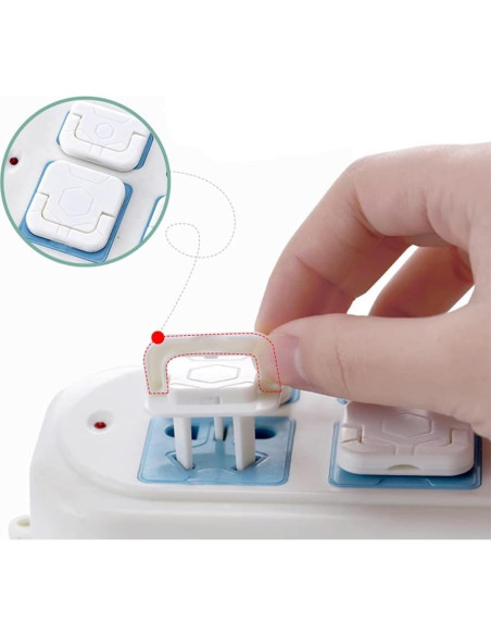 20 Cubiertas de Enchufe de Seguridad AosBet para Niños