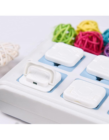 20 Cubiertas de Enchufe de Seguridad AosBet para Niños