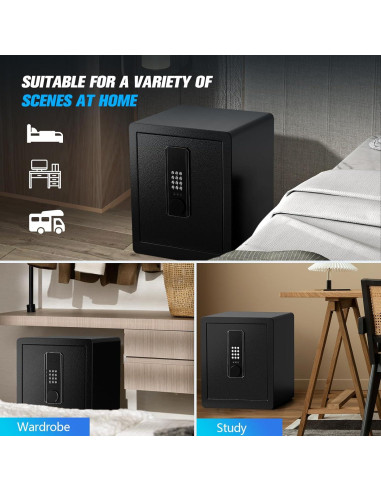 Caja Fuerte Electrónica Dononr 45cm para Pistolas y Valiosos