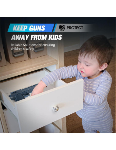 Caja Fuerte Electrónica Dononr 45cm para Pistolas y Valiosos