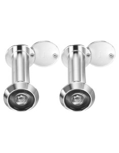 Mirilla de Puerta PATIKIL 180 Grados 2 Pcs Plata