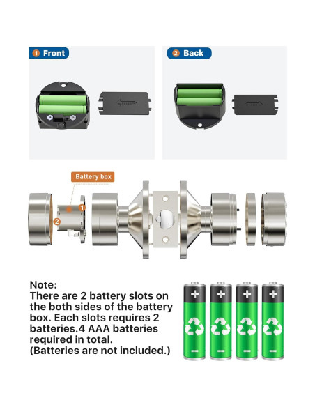 Cerradura de Puerta Inteligente HIDALIFE HL-99 Niquel Satinado Cerradura de Puerta Inteligente HIDALIFE HL-99 Niquel Satinado