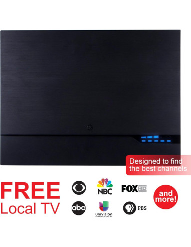 Antena de TV HD Amplificada GE 40529 con Medidor de Señal LED