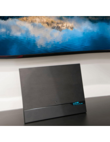 Antena de TV HD Amplificada GE 40529 con Medidor de Señal LED