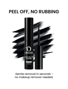 Eyeliner Líquido Peel-Off Obnoxis Negro a Prueba de Manchas 2
