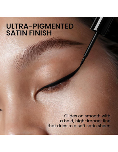 Eyeliner Líquido Peel-Off Obnoxis Negro a Prueba de Manchas