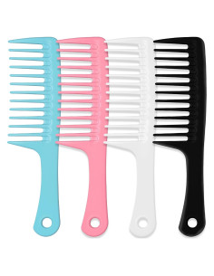 Peine Desenredante Ancho MODENGKONGJIAN 4 Piezas Multicolor