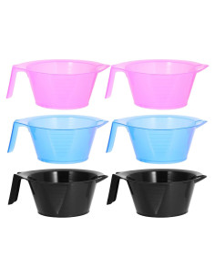 Kit 6 Tazones Mezcladores de Color LALAFINA para Cabello