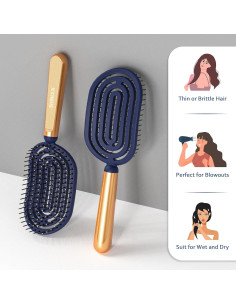 Cepillo Desenredante Ventilado SHINLEA S3069S, 24.3cm 2