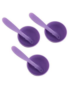 Kit de Mezcla de Máscara Facial Lasenersm - 3 Tazones y Espátulas
