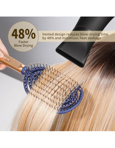 Cepillo Desenredante Ventilado SHINLEA S3069S, 24.3cm