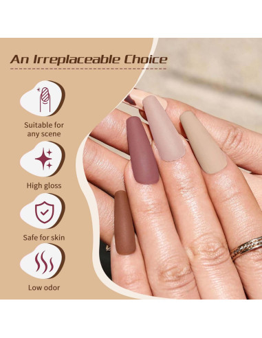 Set de Esmalte de Uñas en Gel JR 9 Colores 15ml Larga Duración