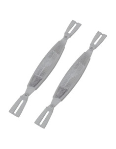 Reflectores de Rueda de Bicicleta Happyyami - Plástico Plateado