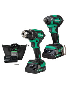 Kit Taladro y Destornillador Impacto Metabo HPT 18V Compacto