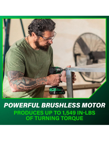 Kit Taladro y Destornillador Impacto Metabo HPT 18V Compacto