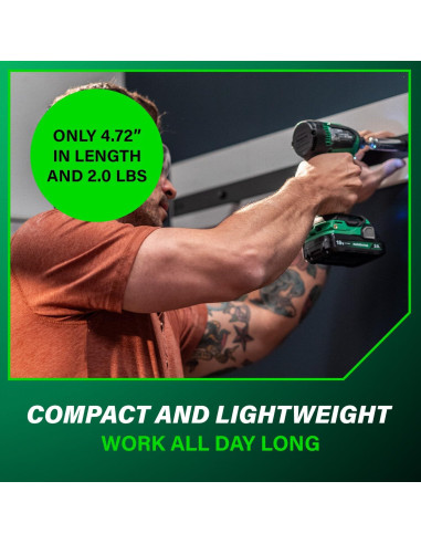 Kit Taladro y Destornillador Impacto Metabo HPT 18V Compacto