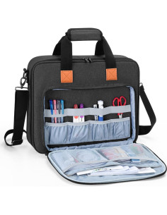 Bolsa de Bordado LUXJA Negra 38.7x7.6x31.8 cm 2