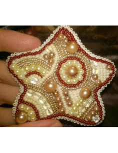 Kit de Cuentas Charivna Mit para Broche Estrella Multicolor 2