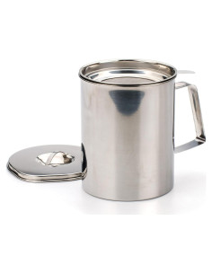 Recipiente para Grasa de Cocina RSVP 6 Tazas Acero Inoxidable