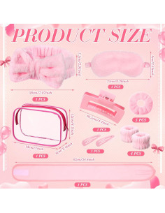 Conjunto de 16 Piezas de Diademas Wavyknot para Cuidado Facial 2