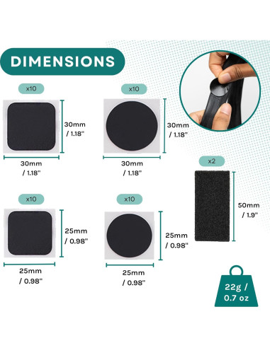 Kit de Reparación de Pinchazos VeloChampion 40 Unidades