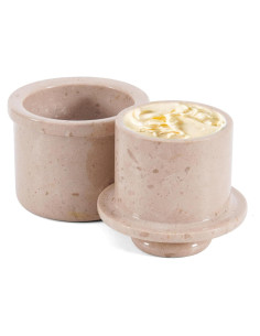 Conservador de Mantequilla de Mármol Marble Range 10.8 cm